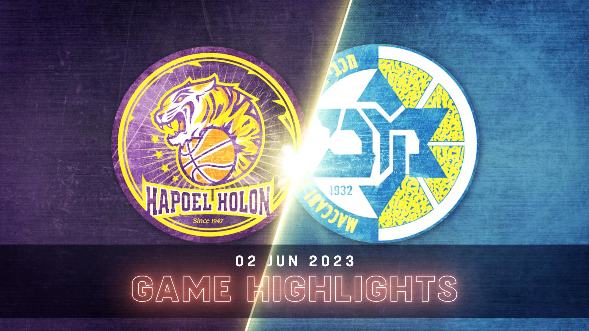 Hapoel ATSMON Holon vs. Maccabi Playtika Tel Aviv - Game Highlights