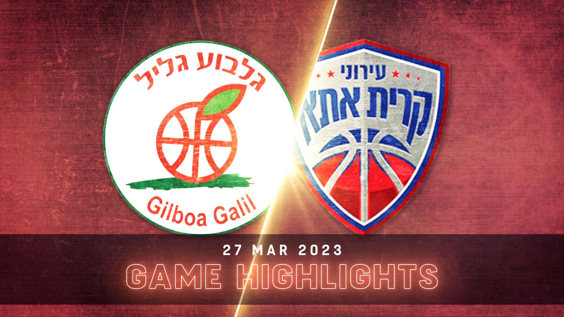 Hapoel Gilboa Galil vs. Ironi Tax:on Kiryat Ata - Game Highlights
