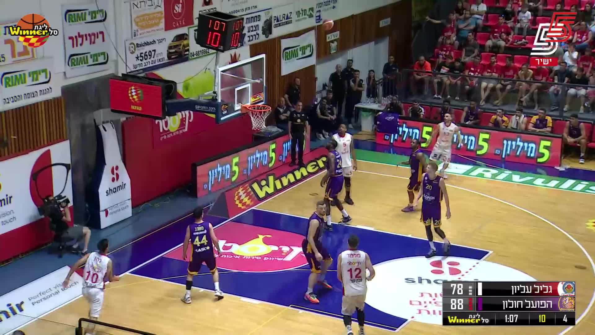 Roi Huber Points in Hapoel Nofar Galil Elion vs. Hapoel ATSMON Holon