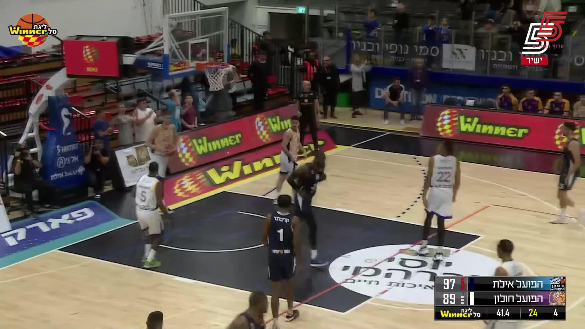 Austin Tilghman Points in Hapoel Yossi Avrahami Eilat vs. Hapoel ATSMON Holon