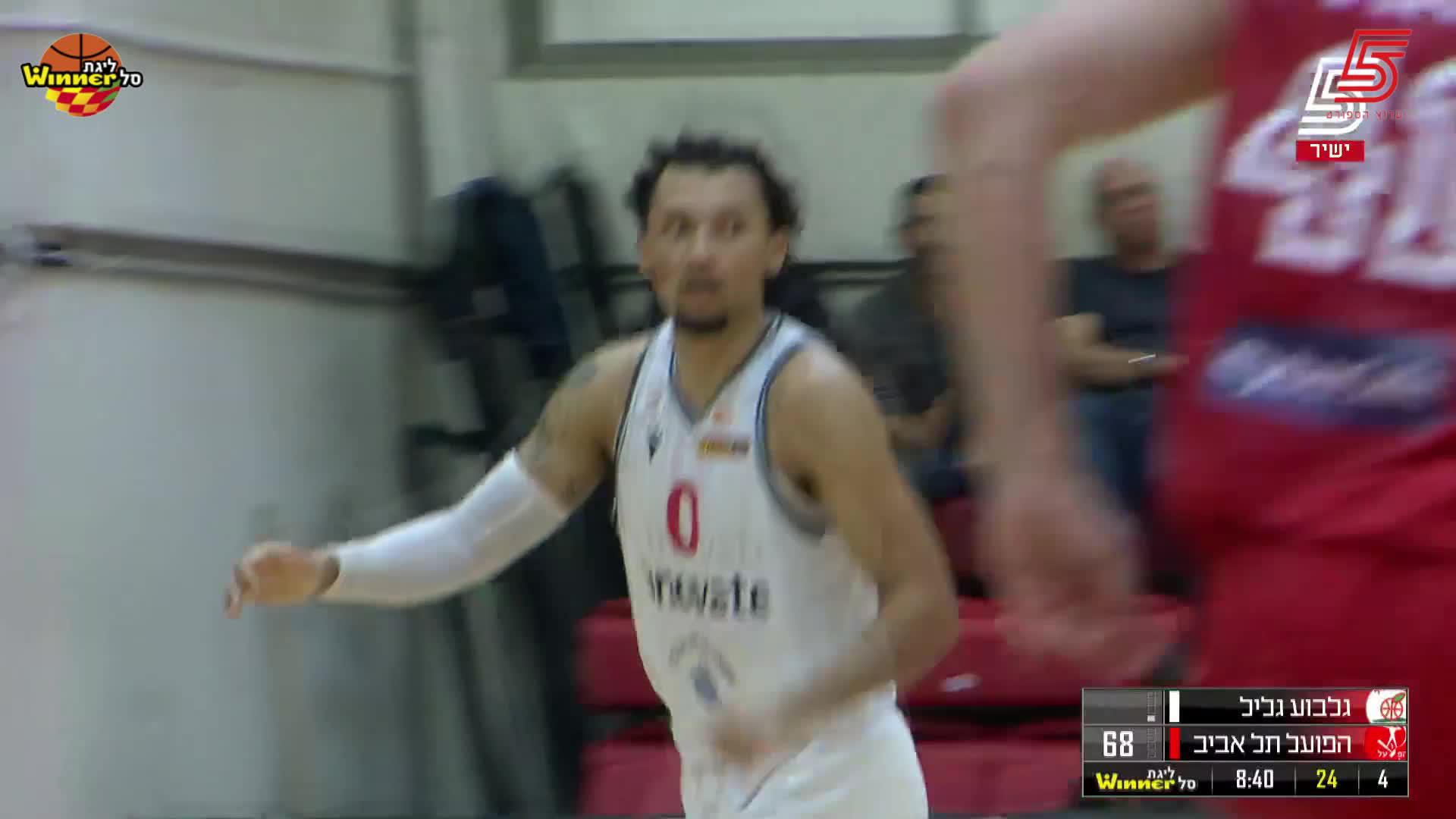 Payton Willis Points in Hapoel Gilboa Galil vs. Hapoel Vegan Friendly Tel Aviv