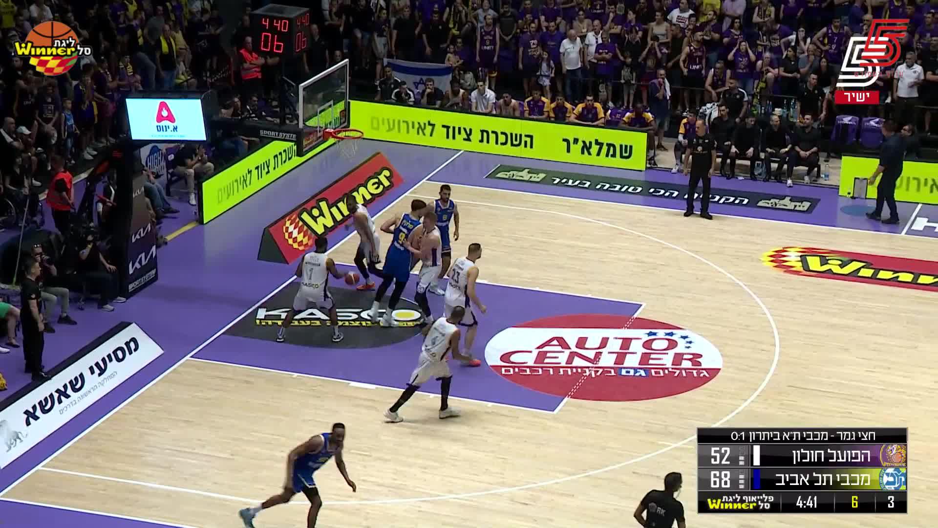 Bonzie Colson Points in Hapoel ATSMON Holon vs. Maccabi Playtika Tel Aviv