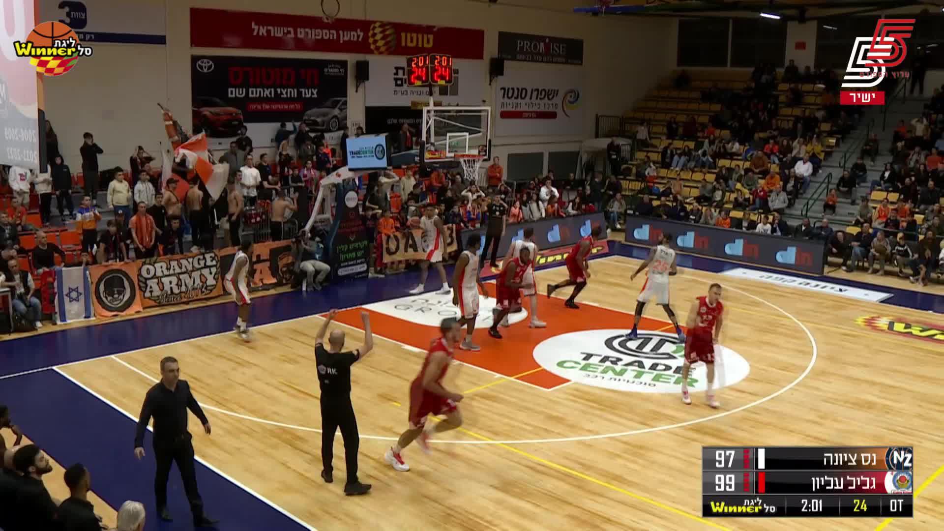 Nimrod Levi Points in Ironi Hai Motors Ness Ziona vs. Hapoel Nofar Galil Elion