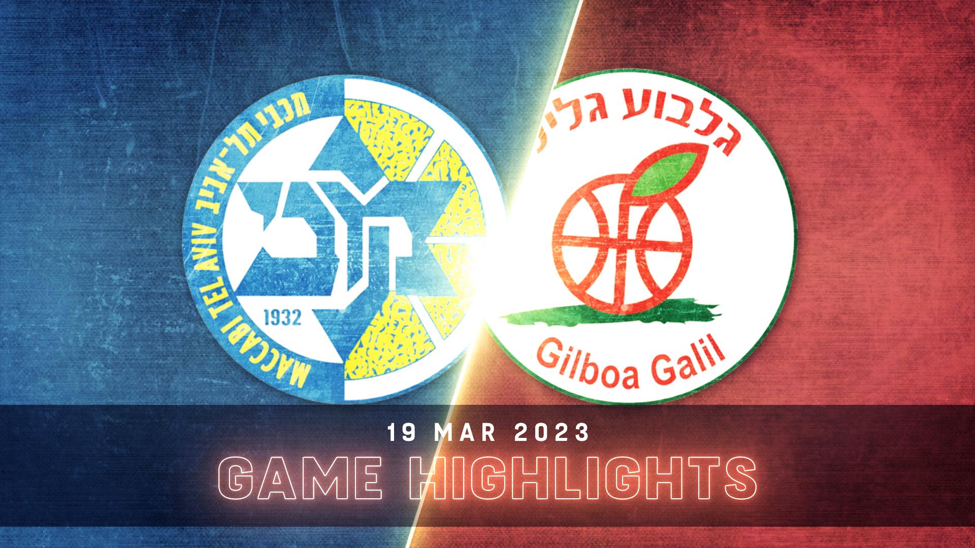 Maccabi Playtika Tel Aviv vs. Hapoel Gilboa Galil - Game Highlights