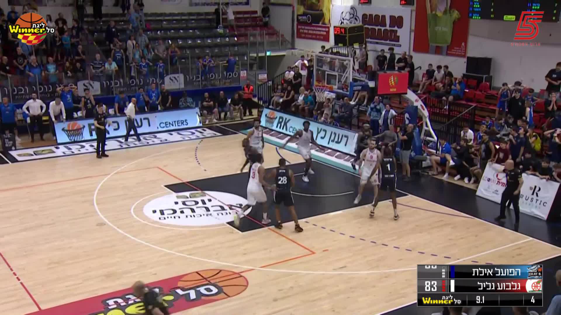 Tony Carr Points in Hapoel Yossi Avrahami Eilat vs. Hapoel Gilboa Galil